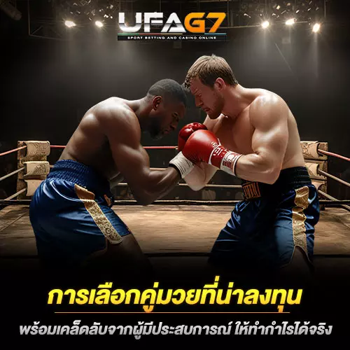การเลือกคู่มวยที่น่าลงทุน